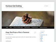 Tablet Screenshot of code.curiouscatnetwork.com